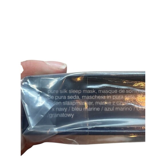 NEW Slip Pure Silk Sleep Mask Navy Sealed $69 Retail - Picture 5 of 5